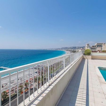Royal Promenade Pool Terrace With Sea View Apartment Nice Exterior photo