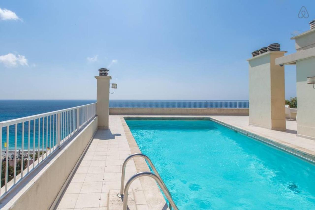 Royal Promenade Pool Terrace With Sea View Apartment Nice Exterior photo